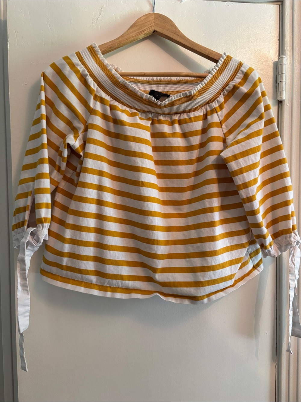 J Crew sailor stripe shirt. Sz M